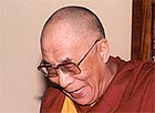 J.S. dalajlama na zámku v Lánech, 3. 7. 2002, foto H. Rysová