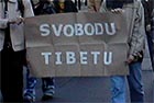 Den Tibetu v Děčíně, 10. březen 2003, foto: archiv Lungty 