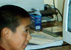 Výuka v klášteře Tikse v Ladaku v létě 2003, foto: M. Pošta