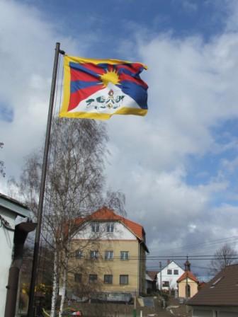 Vlajka pro Tibet - Němčovice