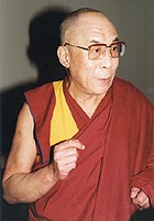 Jeho Svatost dalajlama v Praze, 29. 6. 2002, foto H. Rysová